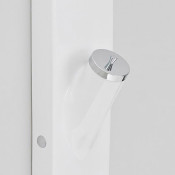 Стакан для зубных щеток Artceram Sotto Up ACA028 bi/cr белый/хром