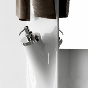 Дозатор для жидкого мыла Artceram Sotto Up ACA027 bi/cr белый/хром