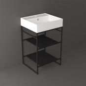 Консоль под раковину Simas Agile AGSA51 черный матовый