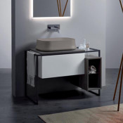 Раковина накладная Simas Sharp SH08 Sabbia matt*0 бежевый матовый