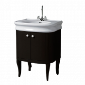 Тумба под раковину Simas Lante LAM70 nero напольная черный