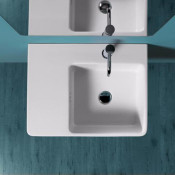 Раковина накладная Simas Top e lavabi d'Arredo QU60D*1 bi белый