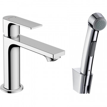 Смеситель для раковины Hansgrohe Rebris E 72216000 с гигиеническим душем хром