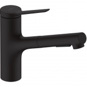 Смеситель для кухни Hansgrohe Zesis M33 74800670 черный матовый