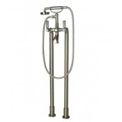 Смеситель напольный Bossini Liberty L00130.094 никель матовый