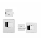 Смеситель с термостатом Bossini Rectangular Z033201.030 хром