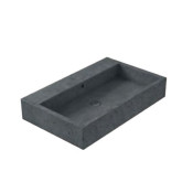 Раковина накладная Globo Le Pietre SCQ81.PG серый туф