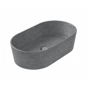 Раковина накладная Globo Le Pietre FO061.PG серый туф