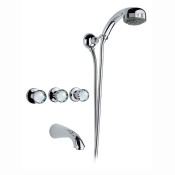 Смеситель для ванны Nicolazzi Cristallo 2003CR22 хром