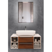 Зеркало с LED - подсветкой Terminus Соренто 700х600 (sensor)