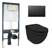 Подвесной комплект унитаза с инсталляцией JAQUAR-WC-SET-05