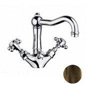 Смеситель для раковины Nicolazzi Half Dome 1432DB70 тёмная бронза