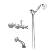 Смеситель для ванны Nicolazzi Half Dome Crystal 1403CR93 хром