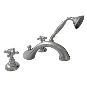 Смеситель на борт ванны Nicolazzi Half Dome Crystal 1404CR93 хром