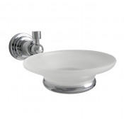 Мыльница Nicolazzi Monte Croce 1487CR27 хром/белый