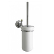 Ершик для унитаза Nicolazzi Onice 1490CR09O хром/белый