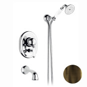 Смеситель для ванны Nicolazzi Petit Mont Blanc 3400DB76 тёмная бронза