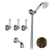 Смеситель для душа Nicolazzi Petit Mont Blanc 1403DB78 тёмная бронза