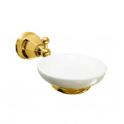 Мыльница Nicolazzi Teide 1487GO05 золото/белый