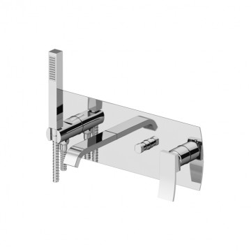 Смеситель для ванны Gattoni Ely 8805/88C0 хром