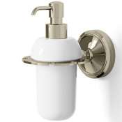 Дозатор для жидкого мыла Devon&Devon Antique Georgian 1ADY90NKS белый/никель блестящий