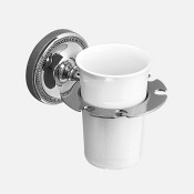Стакан для зубных щеток Devon&Devon Antique Georgian 1ADY81CR белый/хром