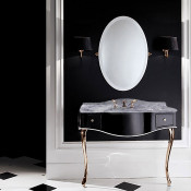 Консоль с раковиной Devon&Devon DEAUDRCAROT/DBcprPW/LS-SWINDON/1F+ACSWINDONDS bi