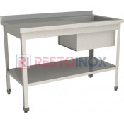 Ванна моечная с рабочей поверхностью RESTOINOX ВМСР/1-12/6-БПП-ЭН