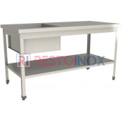 Ванна моечная с рабочей поверхностью RESTOINOX ВМСР/1-12/6-П-ЭН