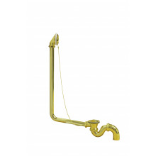 Слив-перелив для ванны Creto Corsica 24-DO-Gold с гидрозатвором, золото