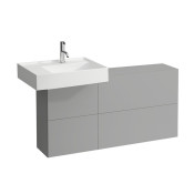 Тумба под раковину Laufen Kartell 4.0829.1.033.641.1 подвесная серая галька