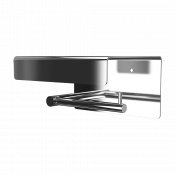 Нержавеющий держатель туалетной бумаги Sanela SLZD 22 с полкой, глянцевая поверхность