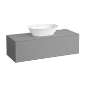 Тумба с раковиной Laufen New Classic, 1 ящиком, подвесная, серый матовый