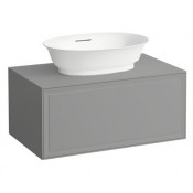 Тумба с раковиной Laufen New Classic, 1 ящик, подвесная, серый матовый