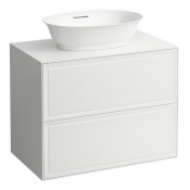 Тумба с раковиной Laufen New Classic, 2 ящика, подвесная, белый