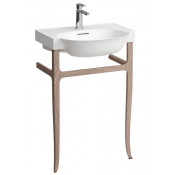 Консоль деревянная с раковиной Laufen New Classic, на 3 отв., напольная, орех