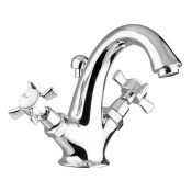 Смеситель для раковины Gattoni London TW1732017С0cr с донным клапаном хром