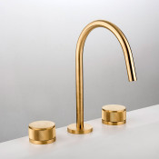 Смеситель для раковины Gattoni MD MD100/23SG с донным клапаном золото матовое