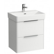 Тумба с раковиной Laufen Pro, подвесная, 2 ящика, белый матовый