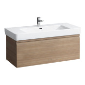 Тумба с раковиной Laufen Pro S, подвесная, 1 ящик, светлый дуб