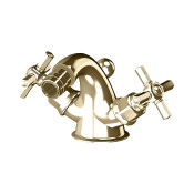 Смеситель для биде Gattoni TRD TR360/18D0 с донным клапаном золото