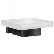 Мыльница Inda Lea A18110NE21 черный матовый