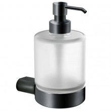 Дозатор для жидкого мыла Inda Mito A2010NNE + A2012ANE21 черный матовый