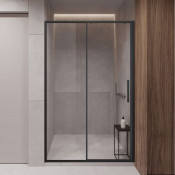 Душевая дверь Vincea Slim-U VDS-2SU120CLB 120 черный/прозрачное