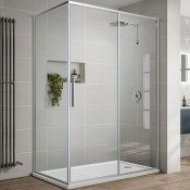 Душевой уголок Vincea Slim-U VSR-2SU9012CL 120х90 хром/прозрачное