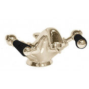 Смеситель для раковины Devon&Devon Black Dandy MARF54BD золото