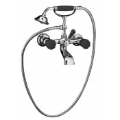 Смеситель для ванны Devon&Devon Black Morris DDMRBL333MCR хром/черный