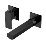 Смеситель для раковины Gattoni Kubik 2539/25NO черный матовый