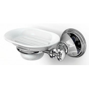 Мыльница Gattoni Vivaldi 0117/ABC0 хром/белый