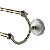 Полотенцедержатель Devon&Devon Dorothy DOR412NK белый/никель